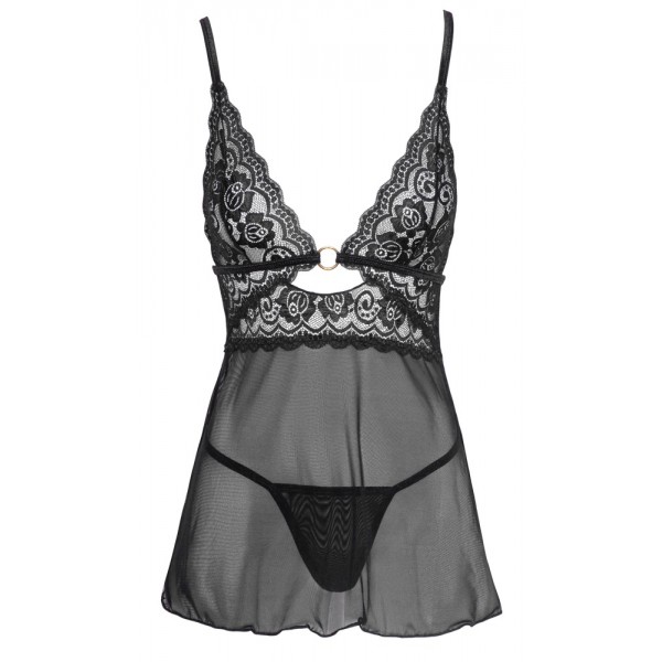 Пеньюар - 2741334 Cottelli Collection Babydoll Ring