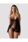 Пеньюар и трусики Obsessive Blomentis babydoll & thong XS/S
