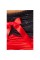 Сорочка приталенная с открытой спиной Passion LENA CHEMISE 6XL/7XL, red, трусики