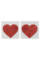 Прикраса для сосків - Cottelli Collection Nipple Sticker Heart