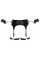 Пояс для панчіх - 2000962 Zado Leather Suspender Belt Black