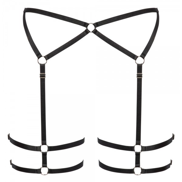 2340577 Cottelli Collection Suspender Belt Black