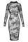 Плаття - 2717921 Noir Dress Flock Print