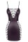 2718928 Cottelli Collection Dress Lacing Purple - XL