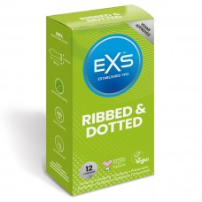 Презервативи - EXS Ribbed And Dotted, 12 шт.