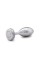 Металева анальна пробка DOXY Butt Plug SMOOTH, гладенька, діаметр 3,3 см