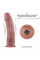 Реалистичный вибратор - Vibrating Dual Density Power Cock 10.5''