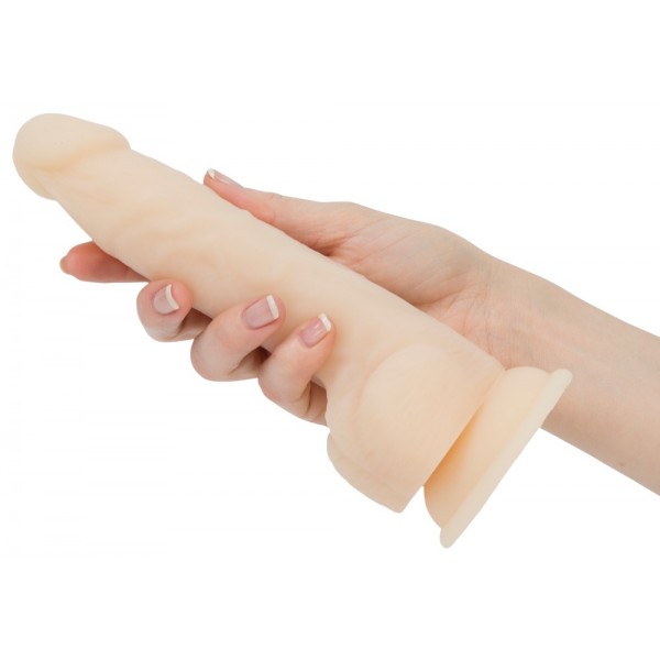 Naked Addiction 9" Thrusting Dong RC Vanilla