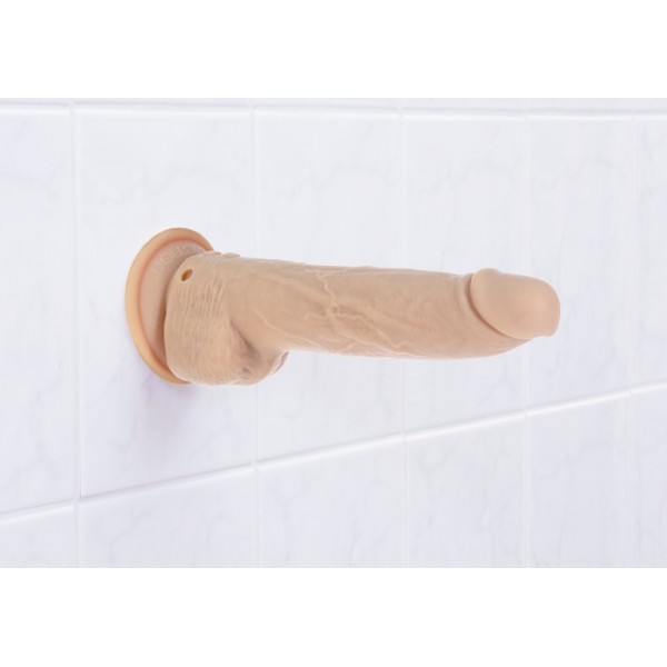 Naked Addiction 9" Thrusting Dong RC Vanilla