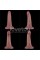 Реалистичный вибратор - Vibrating Dual Density Power Cock 6''