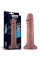 Реалистичный вибратор - Vibrating Dual Density Power Cock 8''