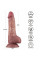 Реалістичний вібратор - Vibrating Dual Density Power Cock 8.5''