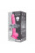 Фаллоимитатор SilexD Johnny Pink Glow in the dark, двухслойный, силикон+Silexpan, диаметр 3,5см