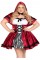 Еротичний костюм Червоної шапочки Leg Avenue Gothic Red Riding Hood 3X–4X, сукня, накидка
