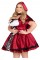 Еротичний костюм Червоної шапочки Leg Avenue Gothic Red Riding Hood 3X–4X, сукня, накидка