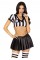 Костюм рефері Leg Avenue Time Out Referee XS, кроп-топ спідниця, свисток