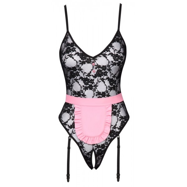 2471078 Cottelli Collection Maid Body Black - L