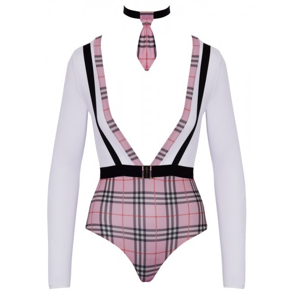 Рольовий костюм - 2471035 Cottelli Collection Schoolgirl White