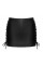 2001080 Zado Leather Skirt Black