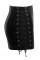 2001080 Zado Leather Skirt Black