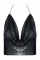 2450542 Cottelli Collection Metal Top - black {} S-L
