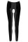 Легінси - 2851482 Black Level Crotchless Vinyl Leggings