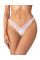 Трусики Obsessive Arrowel White crotchless thong S/M