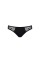 Трусики-сліпи з мереживною сіточкою Passion DINA THONG XXL/XXXL, black