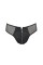 Чоловічі сліпи на блискавці Passion 042 SLIP TIMMY S/M Black, екошкіра, сітка