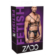 2010275 Leather Harness Set - Black {} M/L