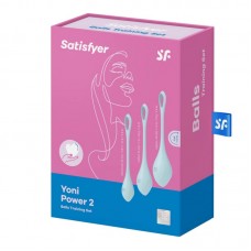 Вагінальні кульки - Satisfyer Yoni Power 2 Light Blue