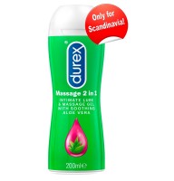 2в1 лубрикант та масажне масло - Durex Massage 2in1 Aloe Vera, 200 мл