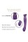 Смартвібратор Zalo — Queen Twilight Purple, пульсівна перлина, кристал Swarovski