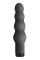 Вибратор S Pleasures Bullets Obsidian, черный, в виде ряда шариков, 10 режимов, диаметр 4,2 см