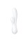 Смарт вібратор-кролик Satisfyer Mono Flex White, 2 мотори, керування через інтернет
