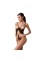 Боді монокіні з відкритими грудьми Passion JUSTINA BODY S/M, black