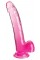 KingCockClear 9 w balls Pink