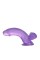 Фалоімітатор з мошонкою - Jelly Studs Crystal Dildo Small 6" Purple