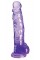 KingCockClear 8 w balls Purple