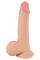 Фалоімітатор - Nature Skin Dildo With Movable Skin, 19 см