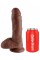 King Cock 8" Cock w Balls Brow