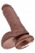 King Cock 8" Cock w Balls Brow