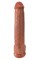 King Cock 15" Cock w Balls Tan