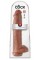 King Cock 15" Cock w Balls Tan