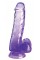 KingCockClear 6 w balls purple