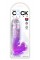 KingCockClear 6 w balls purple
