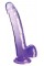 KingCockClear 9 w balls Purple