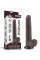 Фалоімітатор - Sliding-Skin Dual Layer Dong 9" Black