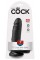 King Cock 7" Cock w Balls Dark