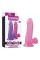 Фалоімітатор з мошонкою - Jelly Studs Crystal Dildo Small 6" Pink